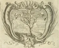 An illustration from Ignatius : insignium, epigrammatum et elogiorum centuriis expressus (1655)
