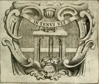 An illustration from Ignatius : insignium, epigrammatum et elogiorum centuriis expressus (1655)