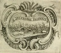 An illustration from Ignatius : insignium, epigrammatum et elogiorum centuriis expressus (1655)