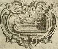 An illustration from Ignatius : insignium, epigrammatum et elogiorum centuriis expressus (1655)