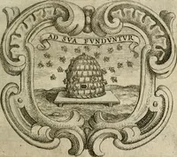 An illustration from Ignatius : insignium, epigrammatum et elogiorum centuriis expressus (1655)