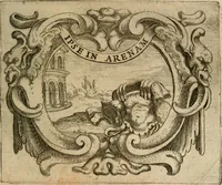 An illustration from Ignatius : insignium, epigrammatum et elogiorum centuriis expressus (1655)