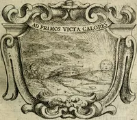 An illustration from Ignatius : insignium, epigrammatum et elogiorum centuriis expressus (1655)