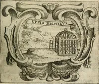 An illustration from Ignatius : insignium, epigrammatum et elogiorum centuriis expressus (1655)