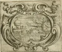 An illustration from Ignatius insignium : epigrammatum et elogiorum centuriis expressus (1655)