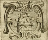 An illustration from Ignatius insignium : epigrammatum et elogiorum centuriis expressus (1655)