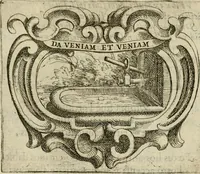 An illustration from Ignatius insignium : epigrammatum et elogiorum centuriis expressus (1655)