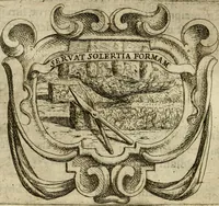 An illustration from Ignatius insignium : epigrammatum et elogiorum centuriis expressus (1655)