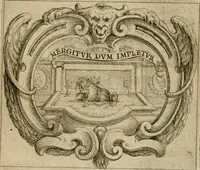 An illustration from Ignatius insignium : epigrammatum et elogiorum centuriis expressus (1655)