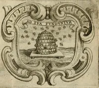 An illustration from Ignatius insignium : epigrammatum et elogiorum centuriis expressus (1655)