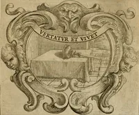 An illustration from Ignatius insignium : epigrammatum et elogiorum centuriis expressus (1655)