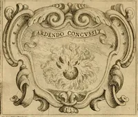 An illustration from Ignatius insignium : epigrammatum et elogiorum centuriis expressus (1655)