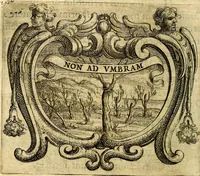 An illustration from Ignatius : insignium, epigrammatum et elogiorum centuriis expressus (1655)
