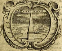 An illustration from Ignatius : insignium, epigrammatum et elogiorum centuriis expressus (1655)