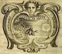 An illustration from Ignatius : insignium, epigrammatum et elogiorum centuriis expressus (1655)