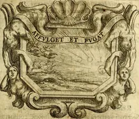An illustration from Ignatius : insignium, epigrammatum et elogiorum centuriis expressus (1655)