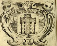 An illustration from Ignatius : insignium, epigrammatum et elogiorum centuriis expressus (1655)
