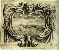 An illustration from Ignatius : insignium, epigrammatum et elogiorum centuriis expressus (1655)