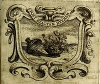 An illustration from Ignatius : insignium, epigrammatum et elogiorum centuriis expressus (1655)