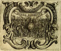 An illustration from Ignatius : insignium, epigrammatum et elogiorum centuriis expressus (1655)