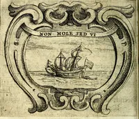 An illustration from Ignatius : insignium, epigrammatum et elogiorum centuriis expressus (1655)