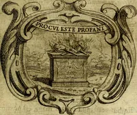 An illustration from Ignatius : insignium, epigrammatum et elogiorum centuriis expressus (1655)