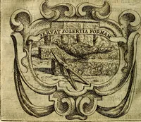 An illustration from Ignatius : insignium, epigrammatum et elogiorum centuriis expressus (1655)