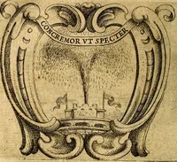 An illustration from Ignatius : insignium, epigrammatum et elogiorum centuriis expressus (1655)