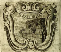 An illustration from Ignatius : insignium, epigrammatum et elogiorum centuriis expressus (1655)