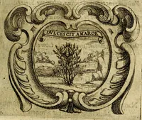 An illustration from Ignatius : insignium, epigrammatum et elogiorum centuriis expressus (1655)