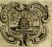 An illustration from Ignatius : insignium, epigrammatum et elogiorum centuriis expressus (1655)