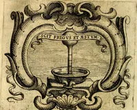 An illustration from Ignatius : insignium, epigrammatum et elogiorum centuriis expressus (1655)