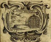 An illustration from Ignatius : insignium, epigrammatum et elogiorum centuriis expressus (1655)