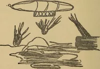 An illustration from "I heard a voice"; (1918)