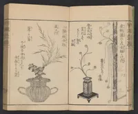 An illustration from Ikebana hayamanabi (1851)