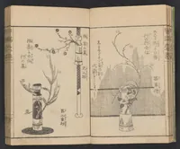 An illustration from Ikebana hayamanabi (1851)