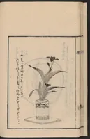 An illustration from Ikebana tebikigusa : Seizan Onke Goryū (1868)