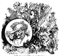 An illustration from Il 20. secolo. La conquista delle regioni aeree (1885)