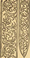 An illustration from Il Burato : libro de recami (1909)