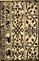 An illustration from Il Burato : libro de recami (1909)