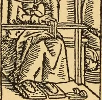 An illustration from Il Burato : libro de recami (1909)