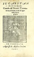 An illustration from Il capitan Bizzarro : comedia (1551)