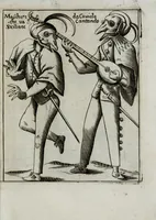 Picture 6 of 19 from Il carnevale italiano mascherato : que si veggono in figura varie inuentione de capritii (1642), leaf 17