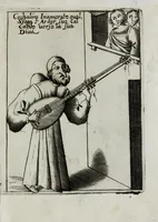 Picture 8 of 19 from Il carnevale italiano mascherato : que si veggono in figura varie inuentione de capritii (1642), leaf 21