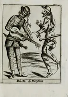 Picture 9 of 19 from Il carnevale italiano mascherato : que si veggono in figura varie inuentione de capritii (1642), leaf 23