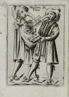 Picture 14 of 19 from Il carnevale italiano mascherato : que si veggono in figura varie inuentione de capritii (1642), leaf 38