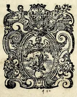 An illustration from Il castiglione, overo, Dell' arme di nobiltà : dialogo (1587)