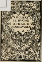 Picture 1 of 8 from Il Cavalcanti; overo, La difesa dell'Anticrvsca (1614), leaf 1