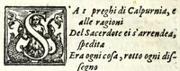An illustration from Il Cesare : tragedia (1594)