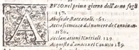 An illustration from Il conuito, ouero, Discorsi di quelle materie che al conuito s'appartengono : doue s'hanno strettamente, e con ordine diligente la diffinitione l'origine, la materia, il luogo, il tempo, l'apparato, i ministri, le feste, i giuochi, i ragionamenti, le circostanze, gl'effetti le deità, & imagini numi tutelari de'conuiti ... : con l'vso di varie nattioni di Greci, Romani, Egittij, Persiani, Ebrei, et d'altri, tanto de gl'antichi quanto de nostri tempi : e con vn discorso, a qual parte della filosofia si subordini il conuito (1615)
